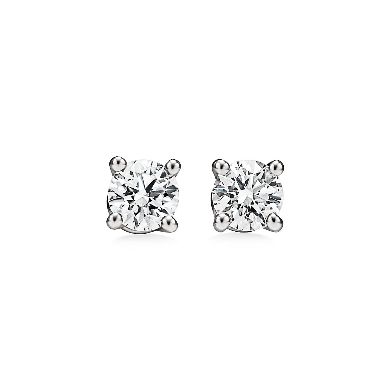 Diamond Heart Studs in 14K Yellow Gold | Audry Rose